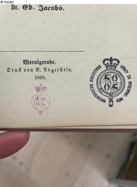 Exlibris Stolberg-Wernigerode