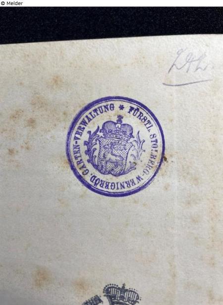 Fürstl. Stolberg-Wernigerod. Garten-Verwaltung