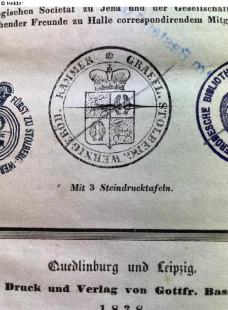 Gräfl. Stolberg-Wernigerode. Kammer