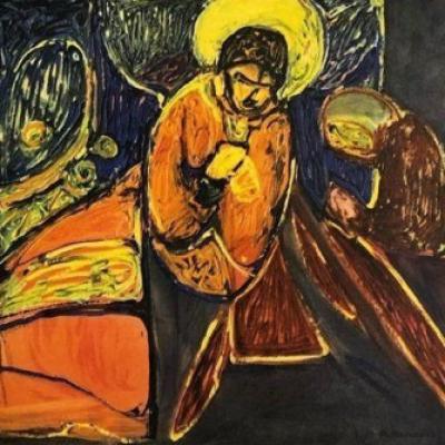 Gemälde eines Mannes